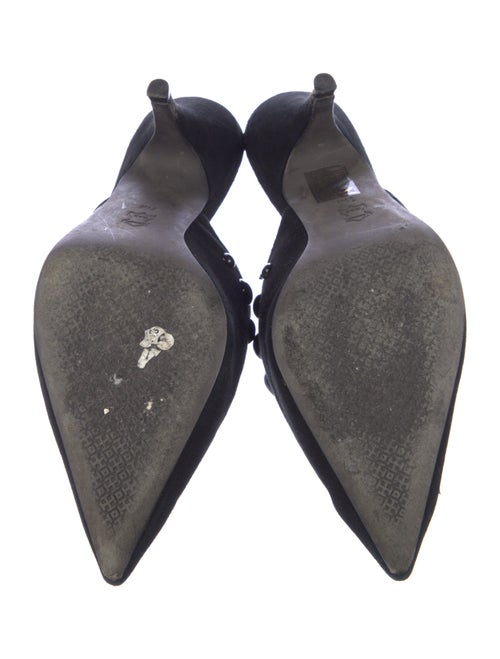 Tory Burch Suede Studded Accents Mules