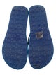 Tory Burch Rubber Striped Flip Flops
