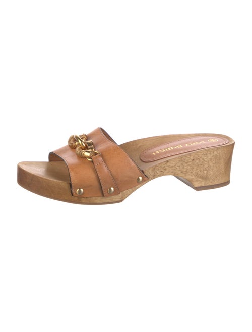 Tory Burch Leather Slides