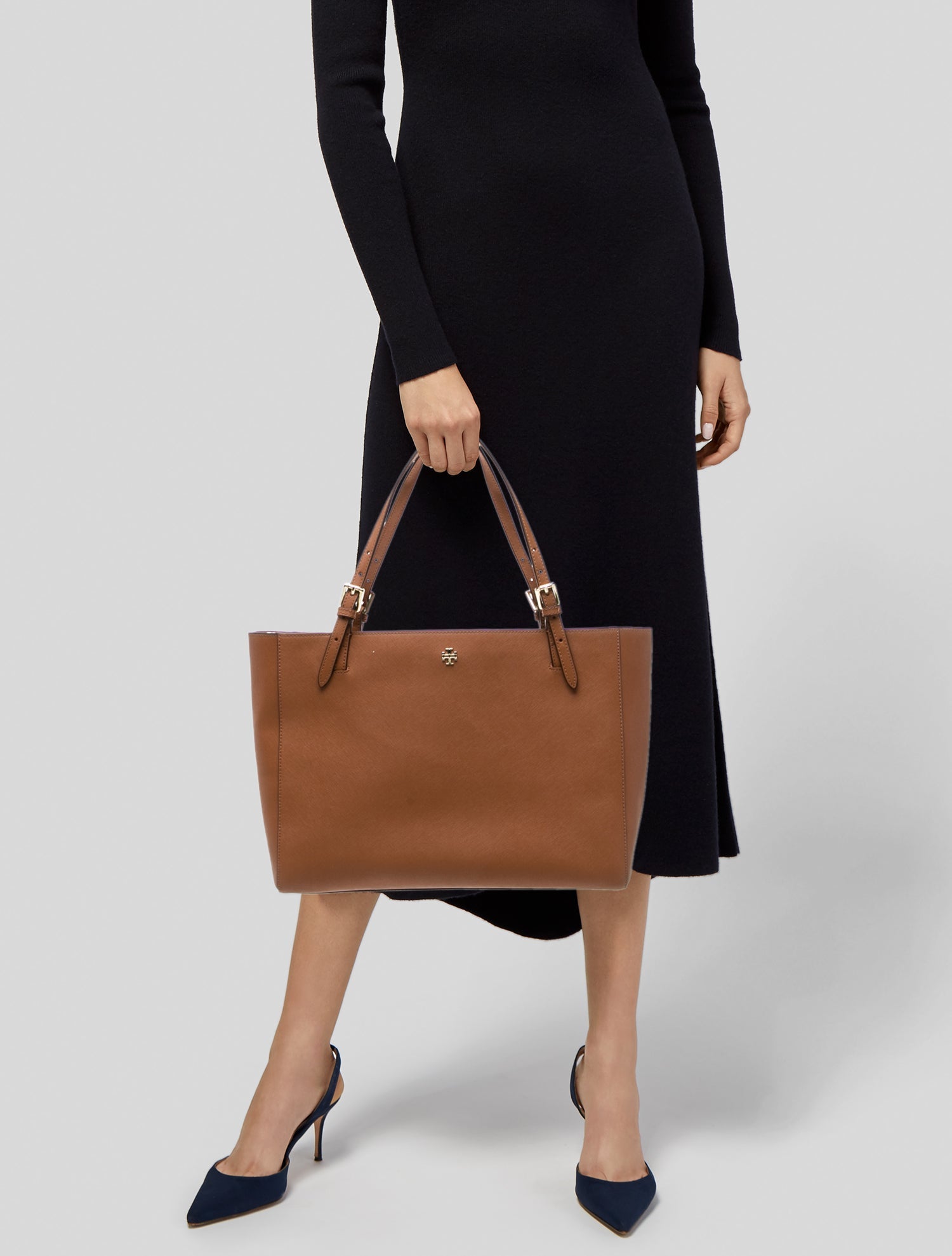 Tory Burch Saffiano Leather Tote