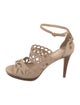 Tory Burch Suede Lasercut Accents Sandals