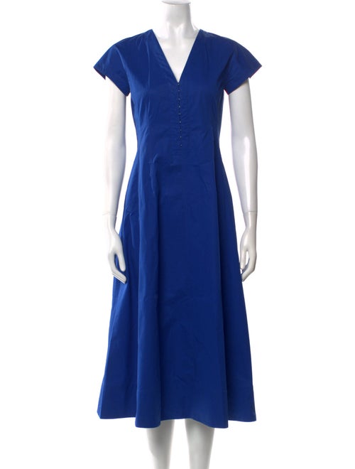Tory Burch V-Neck Midi Length Dress