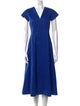 Tory Burch V-Neck Midi Length Dress