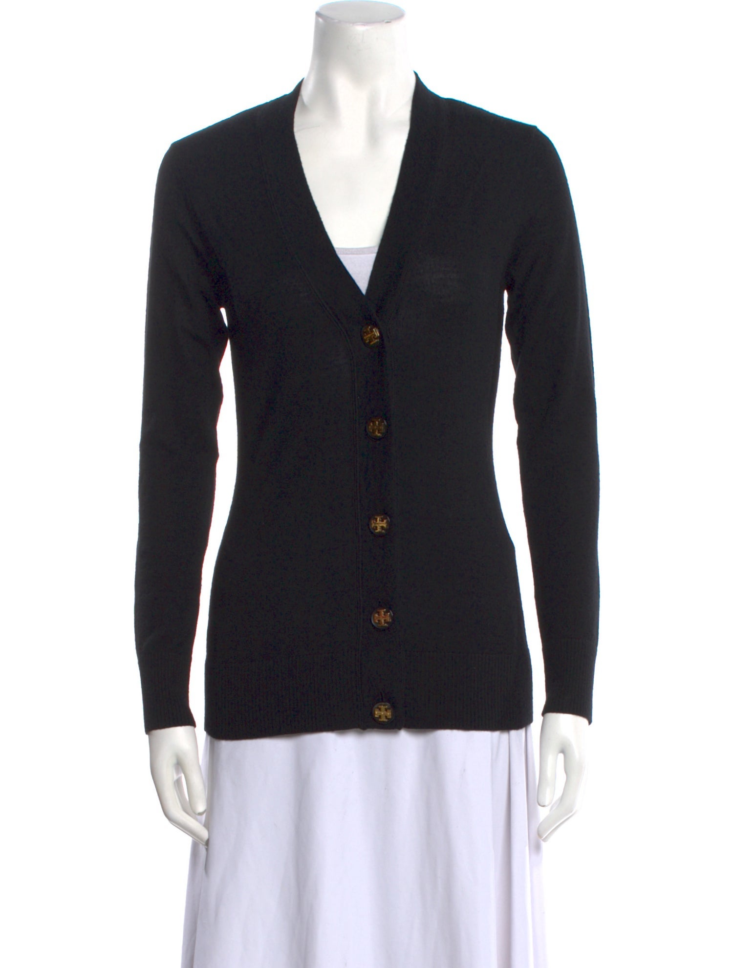 Tory Burch Merino Wool V-Neck Sweater