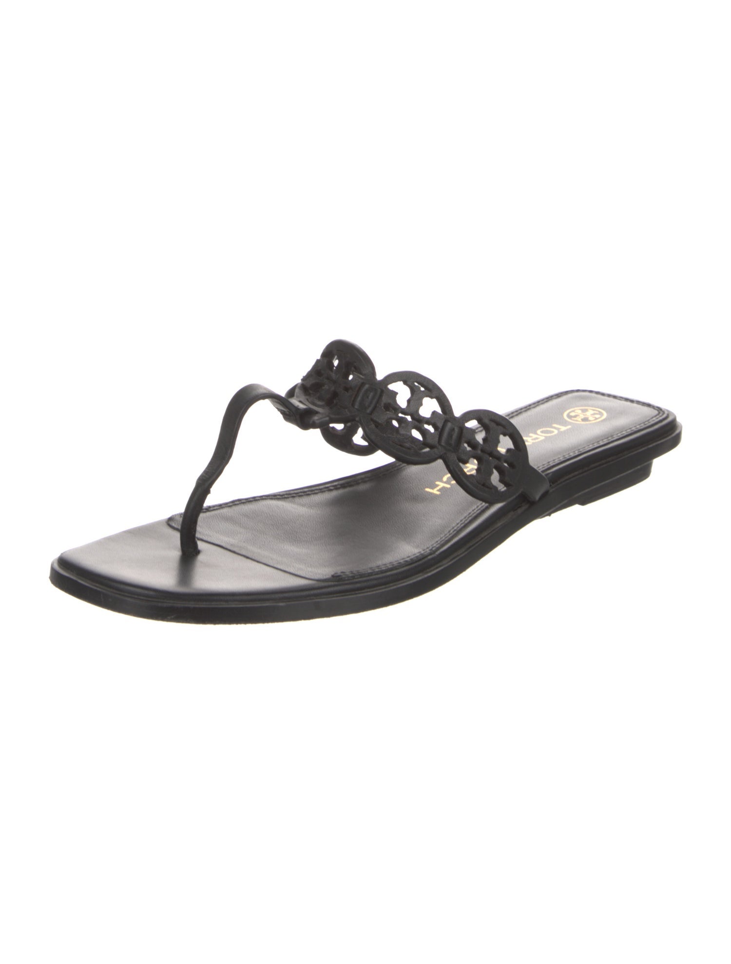 Tory Burch Leather Slides