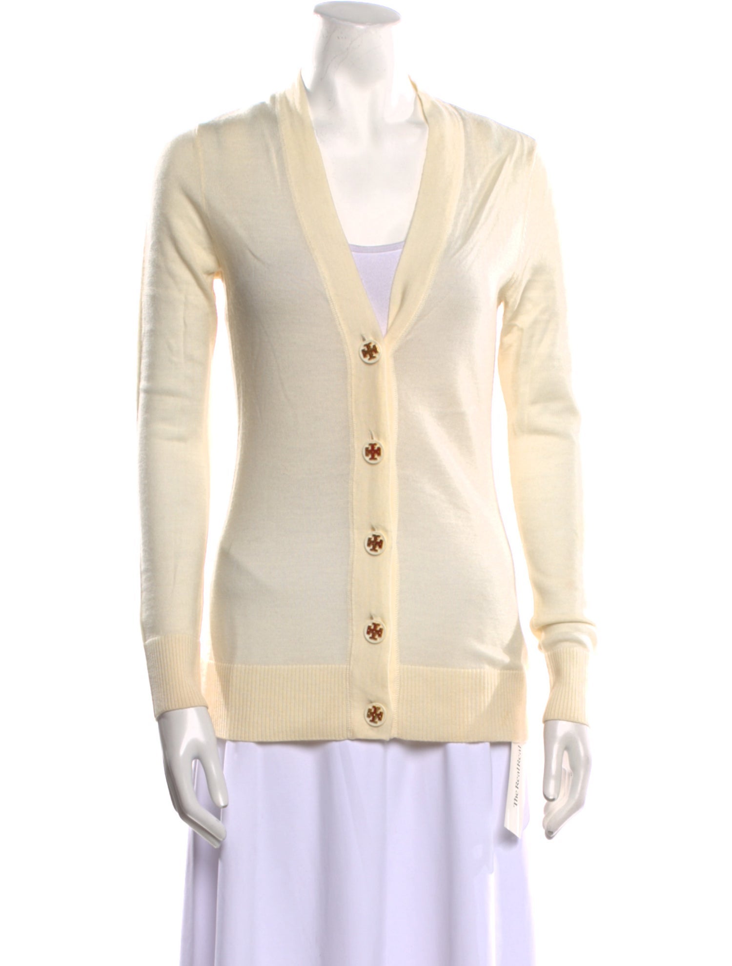 Tory Burch Merino Wool V-Neck Sweater