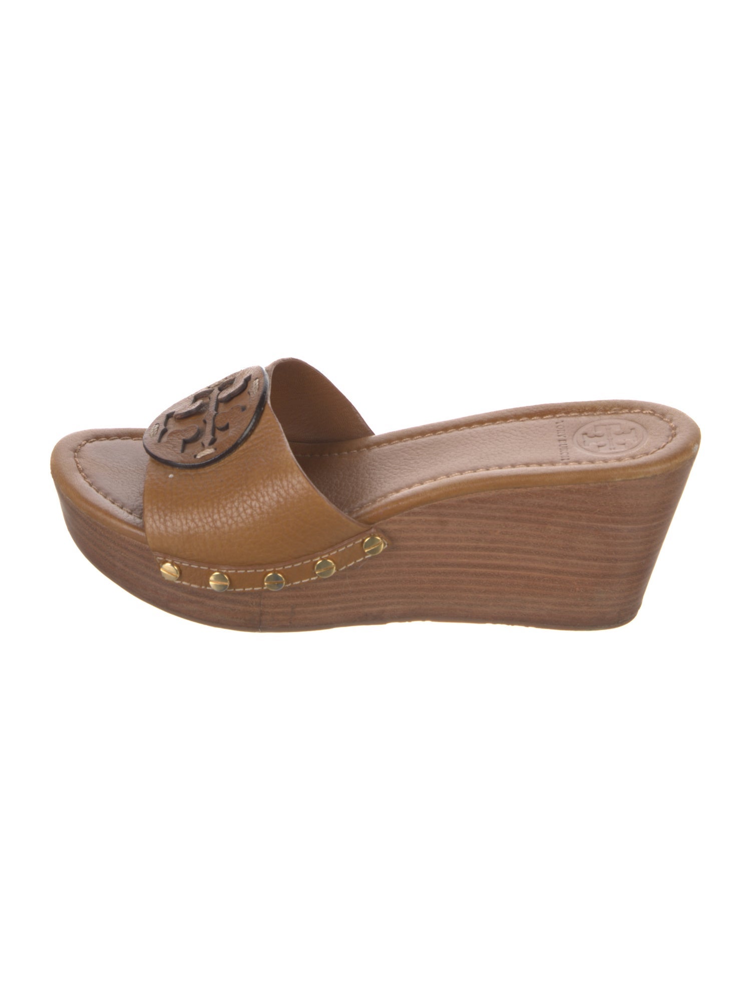 Tory Burch Leather Slides