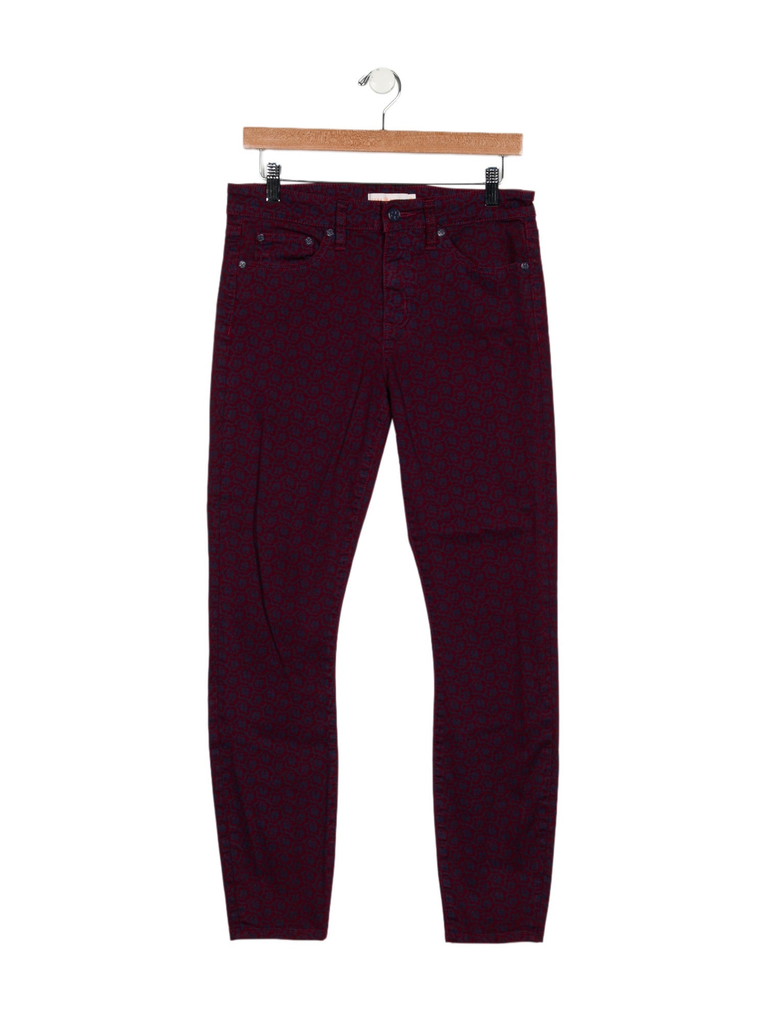 Tory Burch Mid-Rise Skinny Leg Jeans