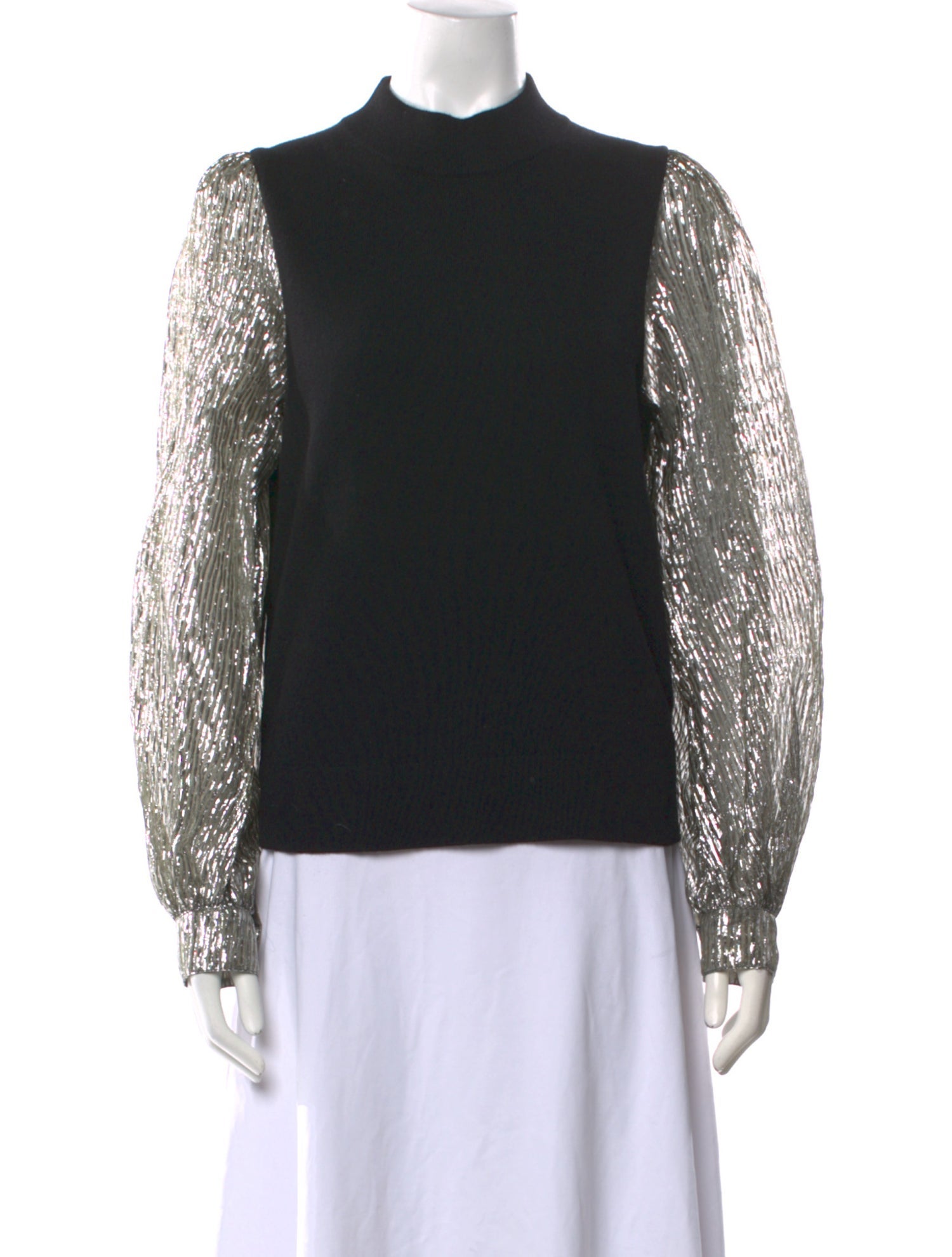 Tory Burch Cashmere Colorblock Pattern Sweater w/ Tags