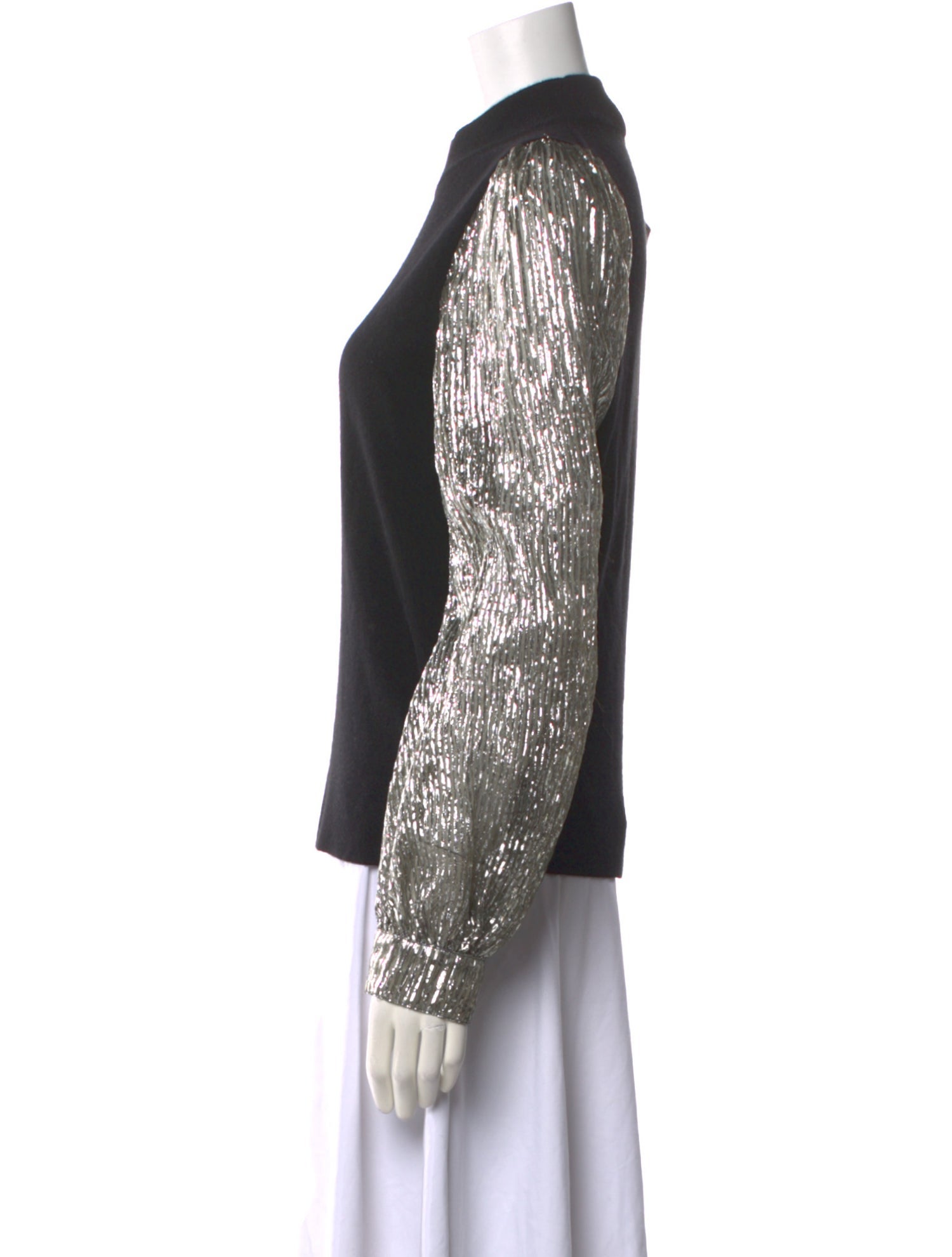 Tory Burch Cashmere Colorblock Pattern Sweater w/ Tags