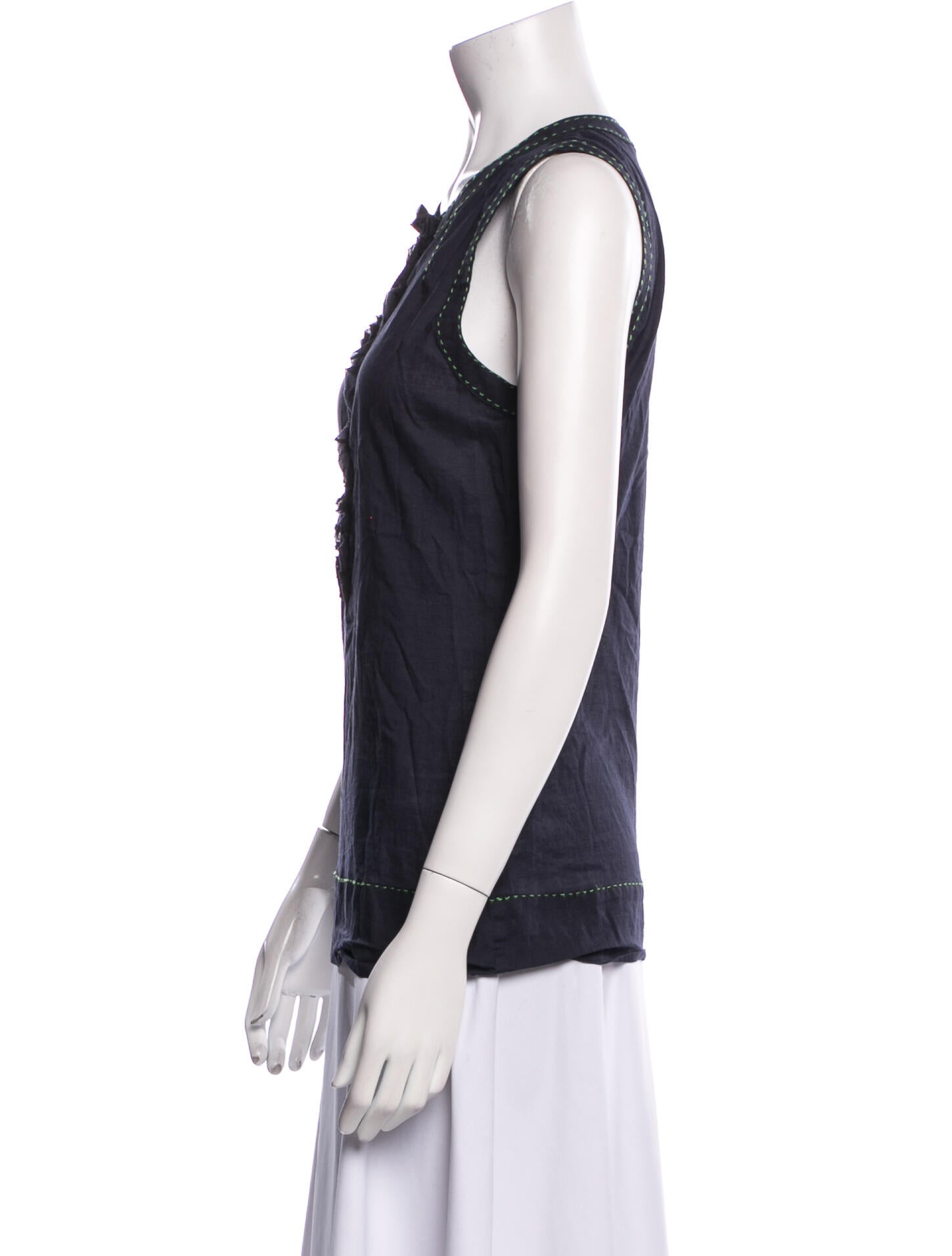 Tory Burch Crew Neck Sleeveless Top