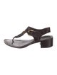 Tory Burch Leather T-Strap Sandals