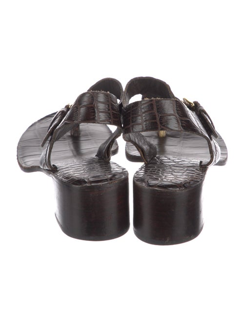 Tory Burch Leather T-Strap Sandals