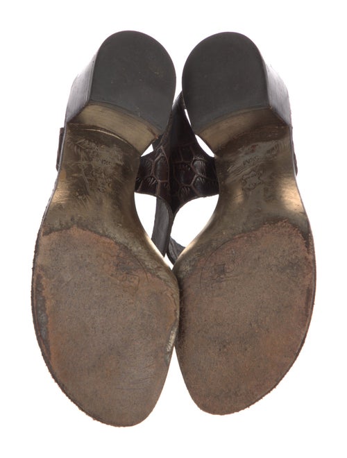 Tory Burch Leather T-Strap Sandals