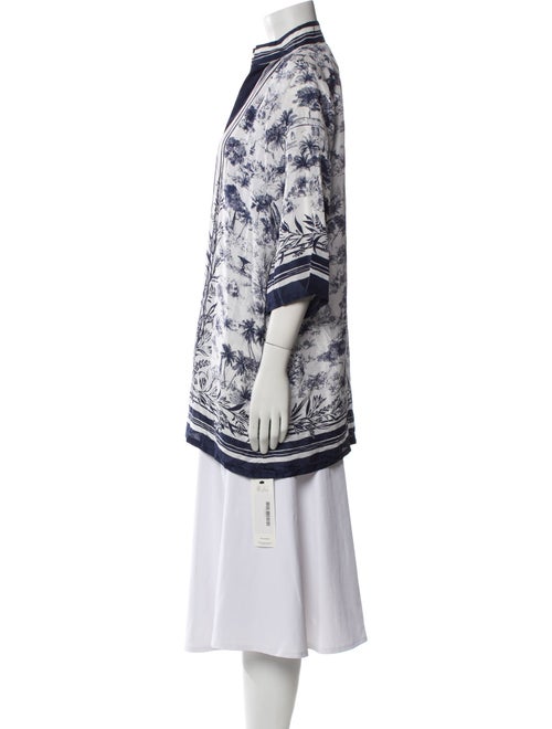 Tory Burch Silk Printed Robe