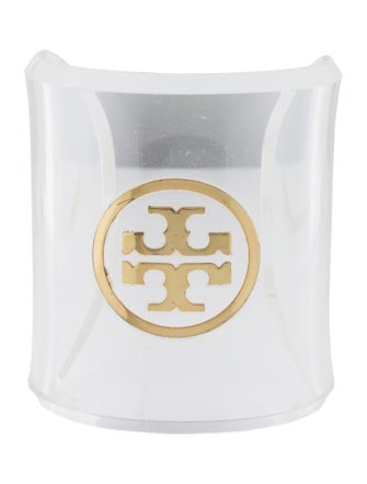 Tory Burch Resin Logo Cuff Bracelet