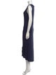 Tory Burch Crew Neck Long Dress