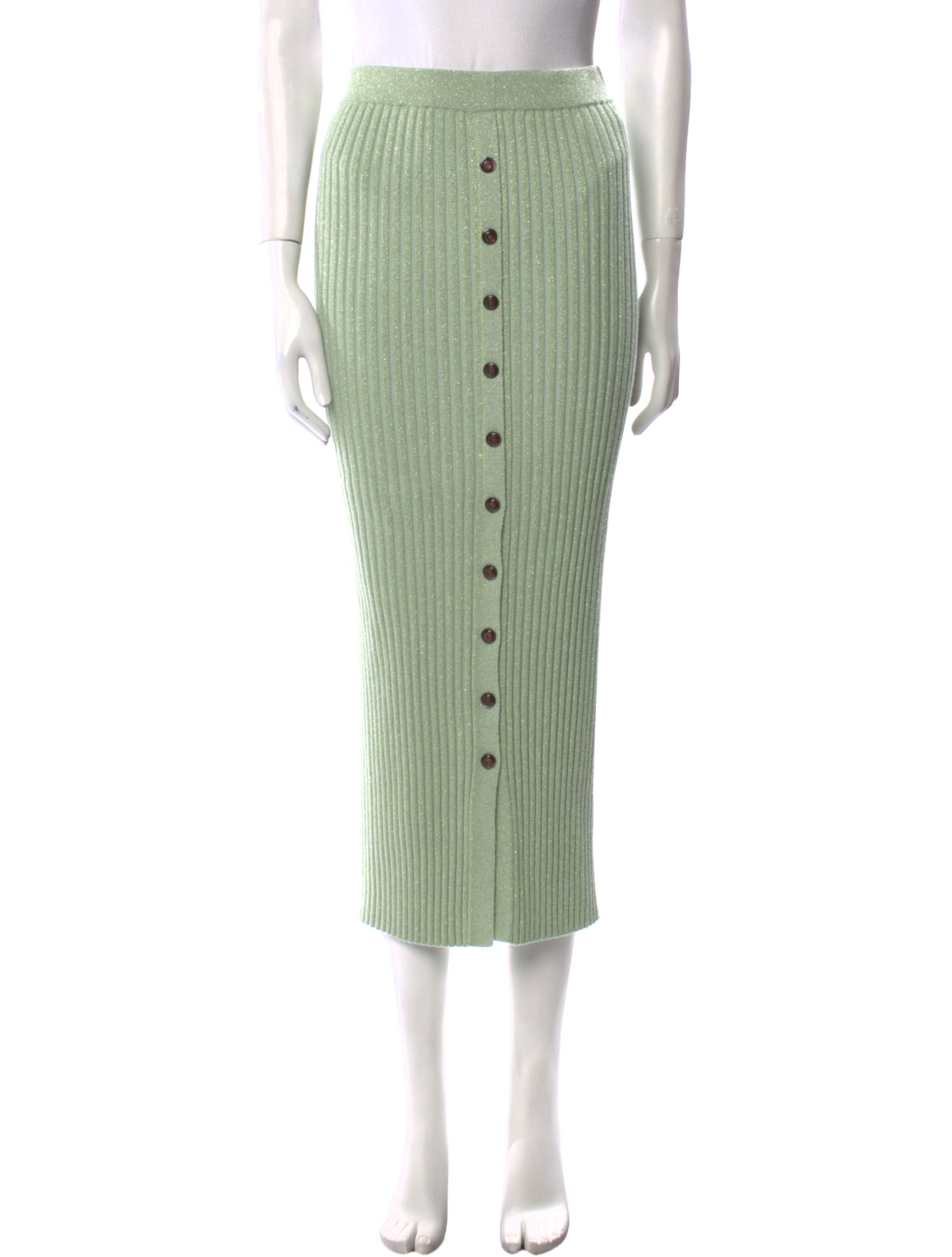 Tory Burch Merino Wool Midi Length Skirt