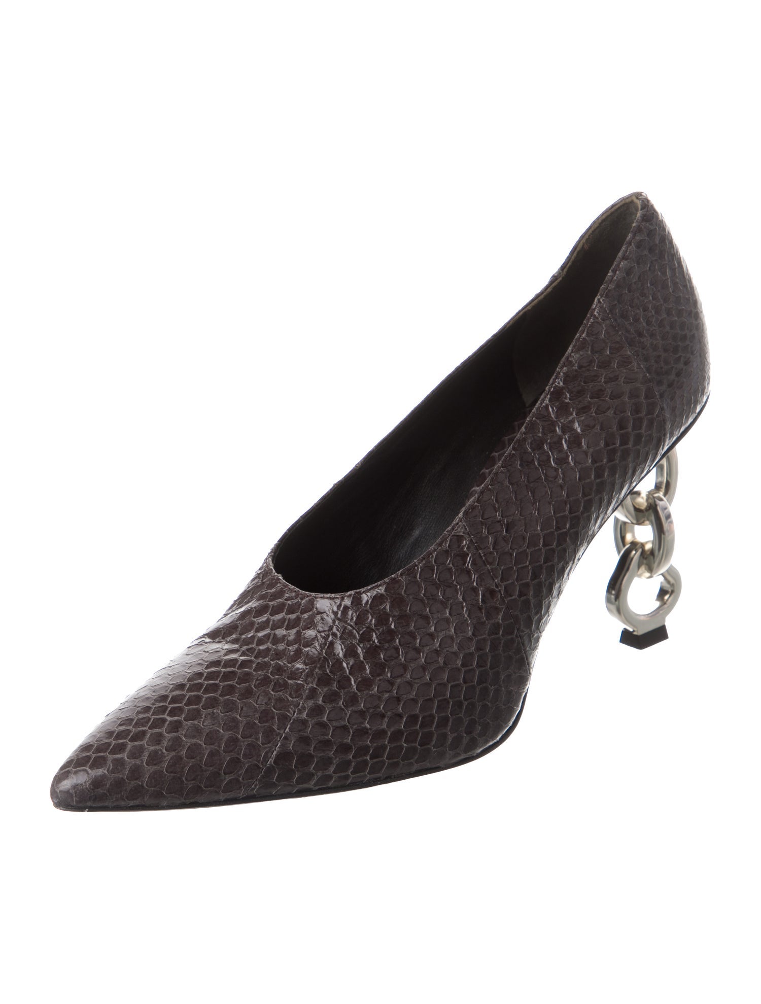 Tory Burch Snakeskin Animal Print Pumps