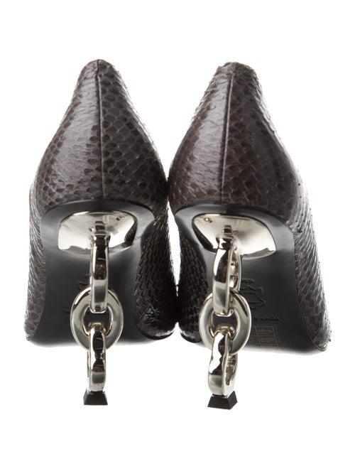 Tory Burch Snakeskin Animal Print Pumps