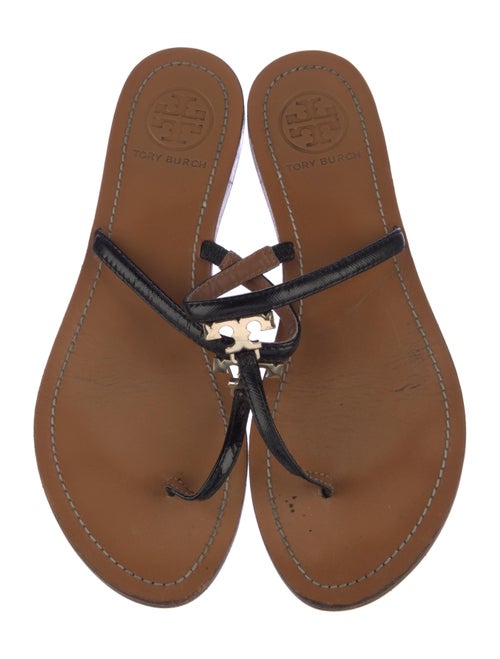 Tory Burch Leather T-Strap Sandals