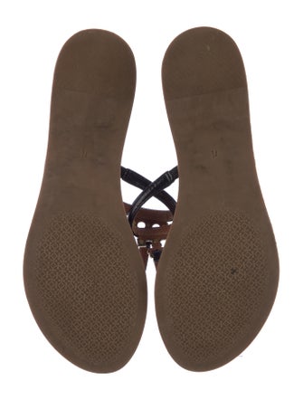 Tory Burch Leather T-Strap Sandals