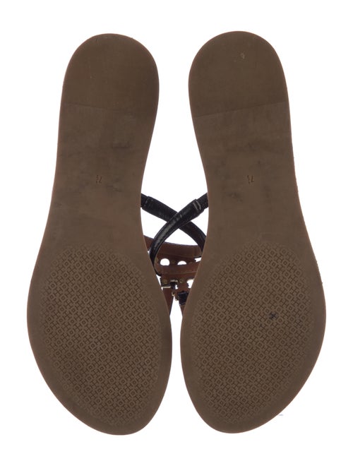 Tory Burch Leather T-Strap Sandals