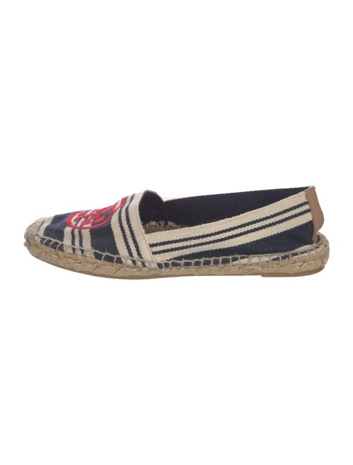 Tory Burch Signature Logo Canvas Espadrilles