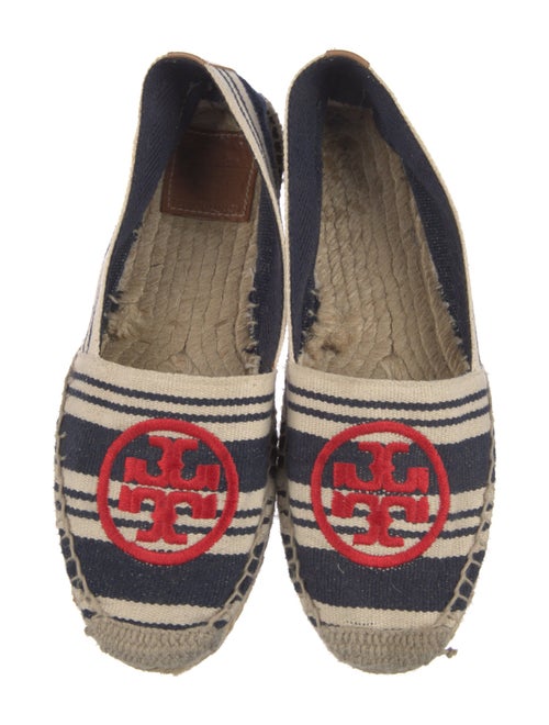 Tory Burch Signature Logo Canvas Espadrilles