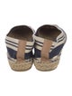 Tory Burch Signature Logo Canvas Espadrilles
