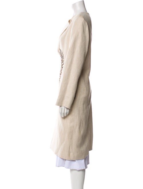 Tory Burch Linen Patterned Coat