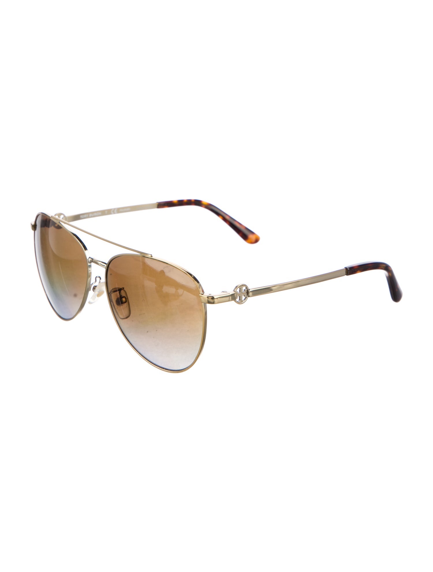Tory Burch Aviator Gradient Sunglasses