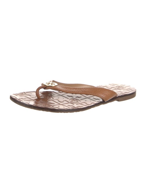 Tory Burch Leather Flip Flops
