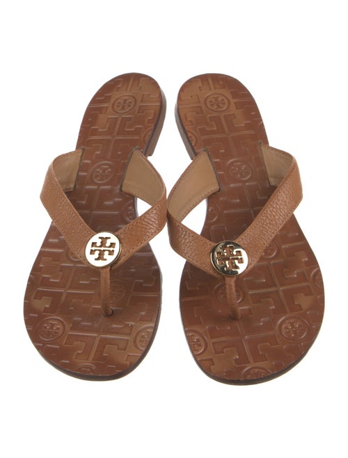 Tory Burch Leather Flip Flops