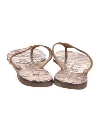 Tory Burch Leather Flip Flops