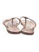 Tory Burch Leather Flip Flops