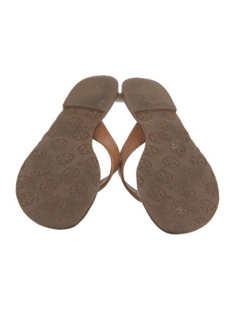 Tory Burch Leather Flip Flops