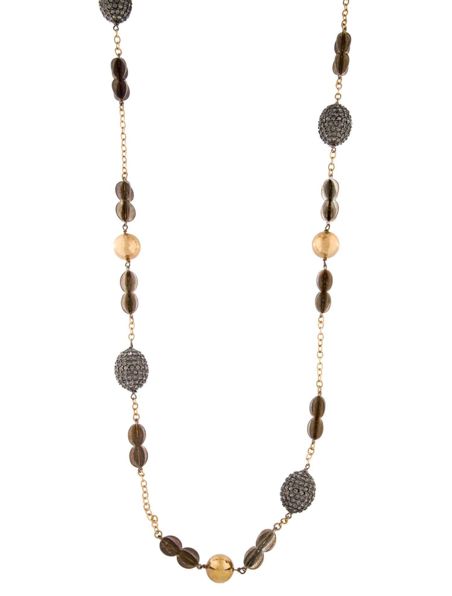 Tory Burch Crystal Station Necklace