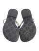 Tory Burch Patent Leather Polka Dot Print Slides
