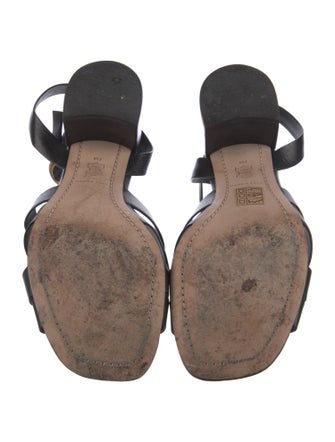 Tory Burch Leather Slingback Sandals