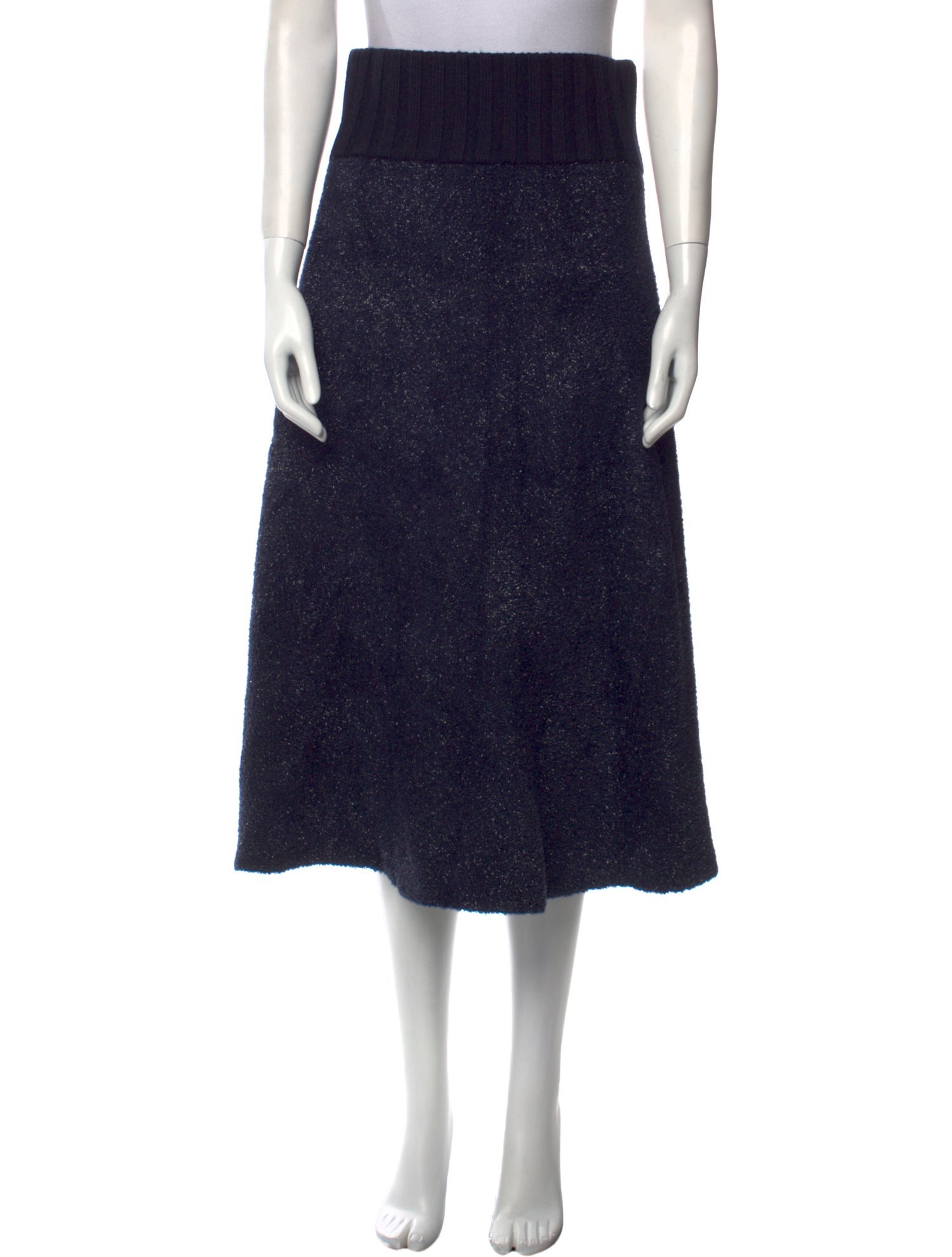 Tory Burch Merino Wool Midi Length Skirt