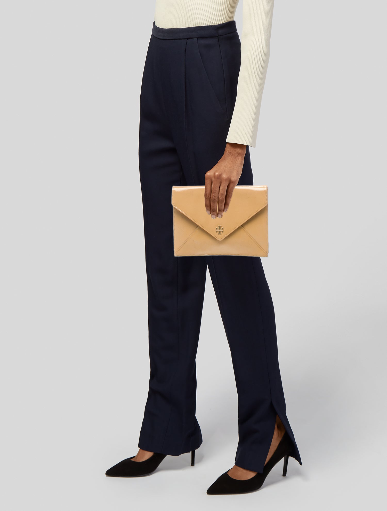 Tory Burch Patent Leather Clutch