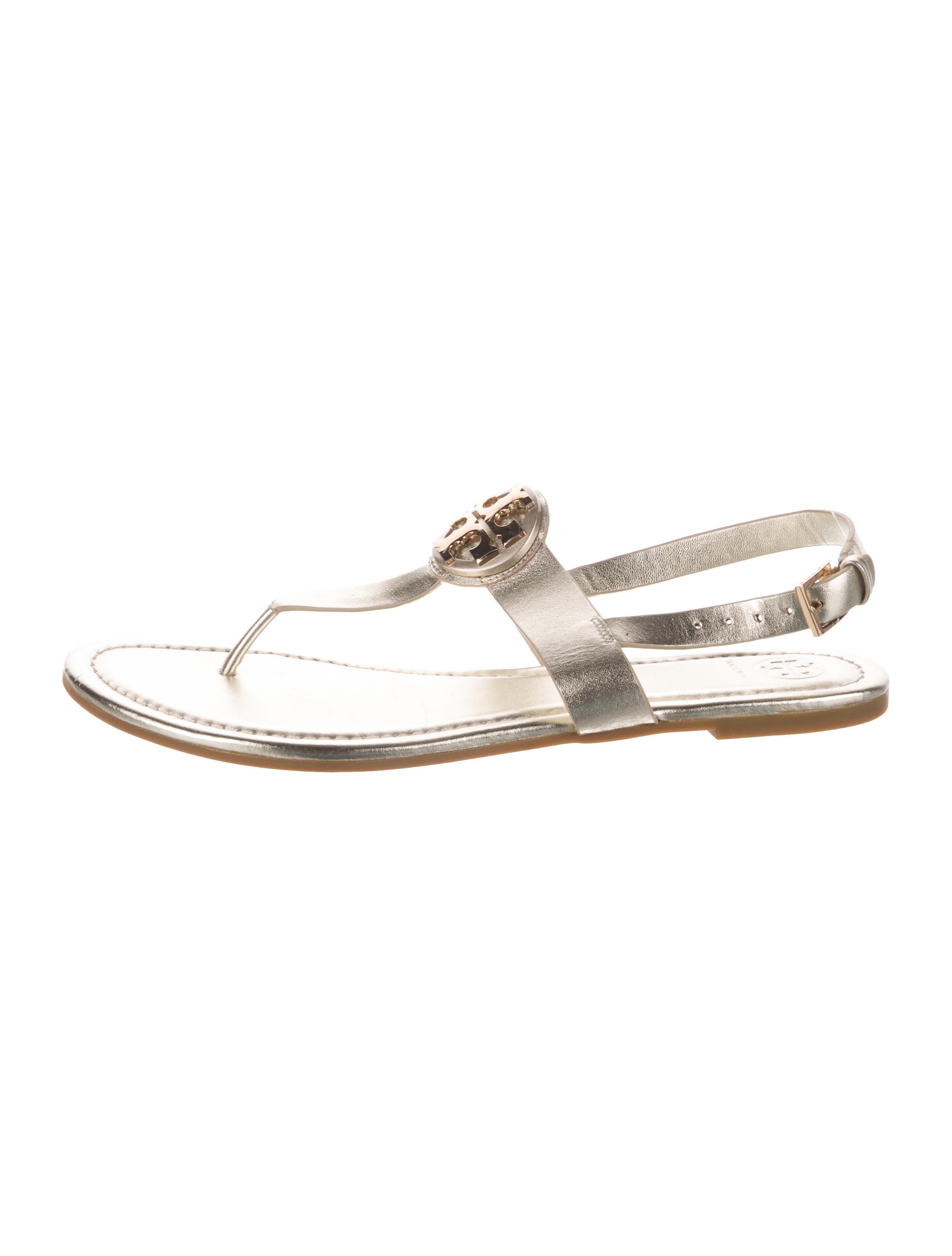 Tory Burch Leather Slingback Sandals