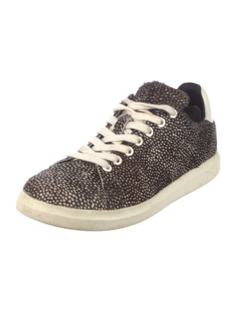 Tory Burch Ponyhair Printed Sneakers
