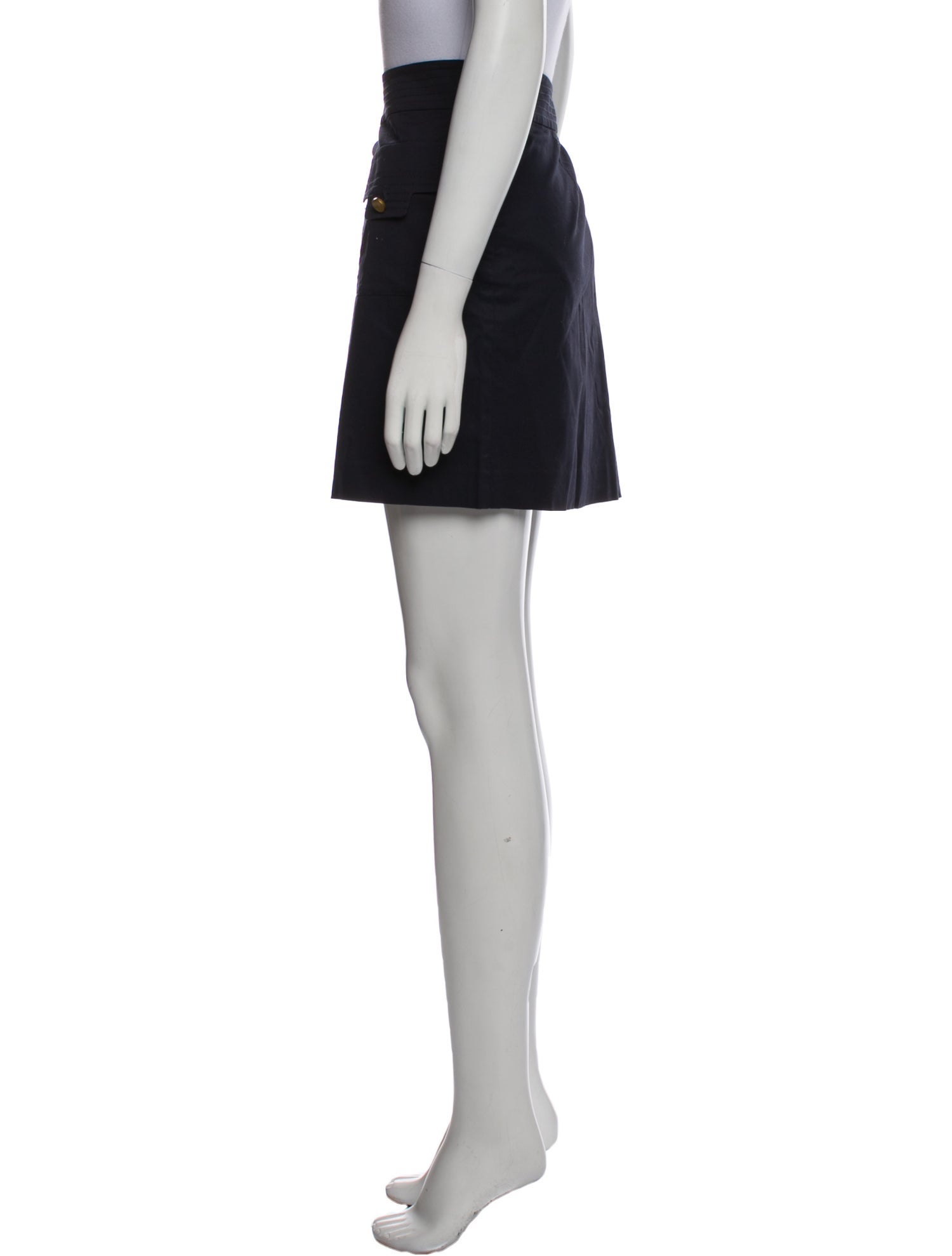 Tory Burch Whipstitch Trim Knee-Length Skirt