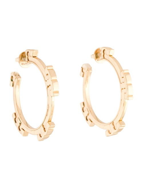 Tory Burch TT Hoop Earrings