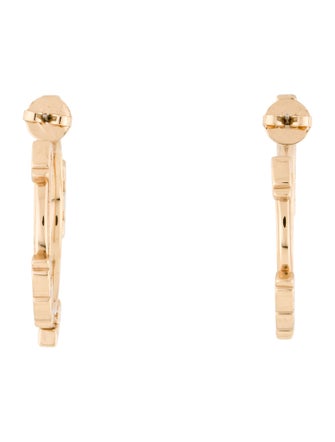 Tory Burch TT Hoop Earrings