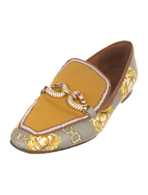 Tory Burch Printed Chain-Link Accents Loafers