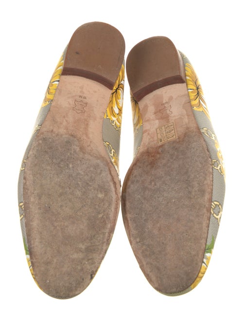 Tory Burch Printed Chain-Link Accents Loafers