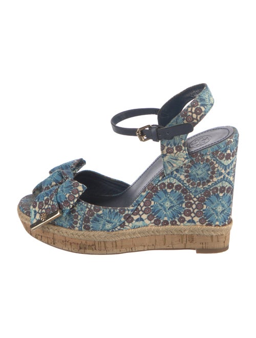 Tory Burch Canvas Animal Print Espadrilles